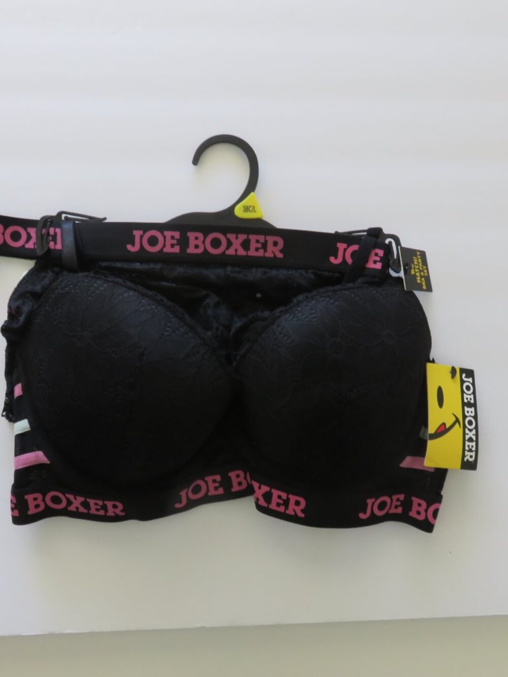 (#100) Joe boxer Bra & Panty bra Set Size 38C/L